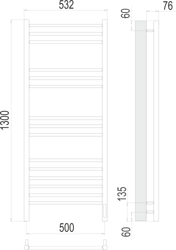 Аврора П15 500х1300 электро фото 2