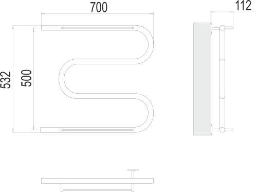 М-образный с/п (1") 500х700 фото 2