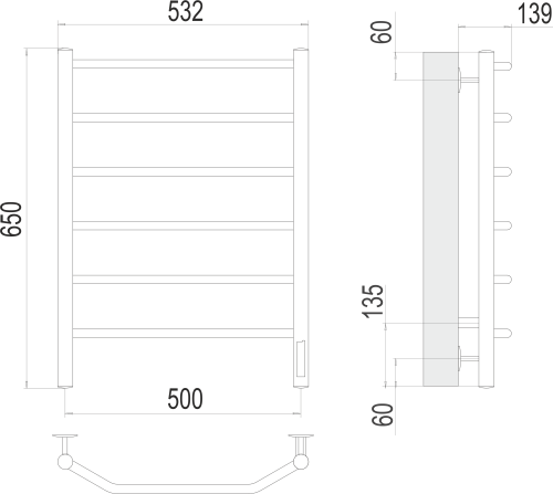 Виктория П6 500х650 электро фото 2