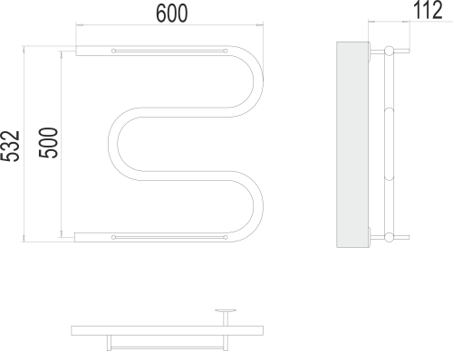 М-образный с/п (1") 500х600 фото 2