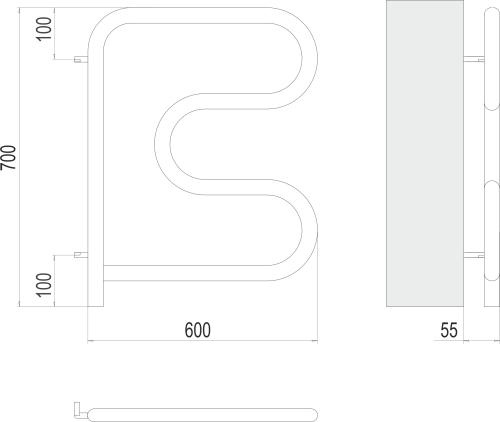 Электро 25 F-обр 600х600 поворотный фото 2