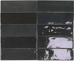 Керамическая плитка DNA tiles Safi 122103 Graphite 5,2x16 фото