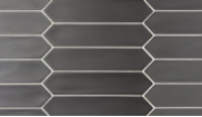 Equipe Lanse Настенная керамическая плитка Black 5x25 глазурованный матовый
