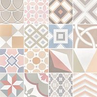 Керамогранит Equipe Caprice Deco 22103 Caprice Patchwork Pastel 20x20 фото