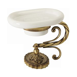 Мыльница Migliore Edera настольная, керамика/бронза 16896 фото