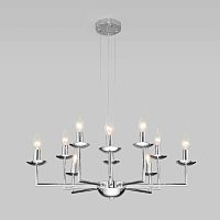 Подвесная люстра Eurosvet 60150/10 хром фото