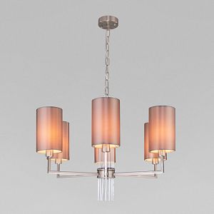 Подвесная люстра Eurosvet 60134/6 никель фото