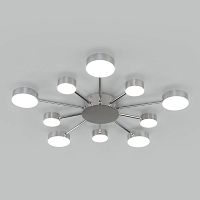 Накладная люстра Eurosvet 90242/10 хром фото