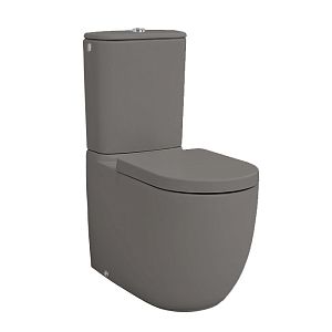 Artceram File 2,0 Унитаз моноблок, слив универсальный 37х67 см, с креплениями, цвет: grigio oliva, фото