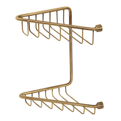 Решетка угловая Migliore Complementi двойная L16xP16xH25 см, бронза 22030