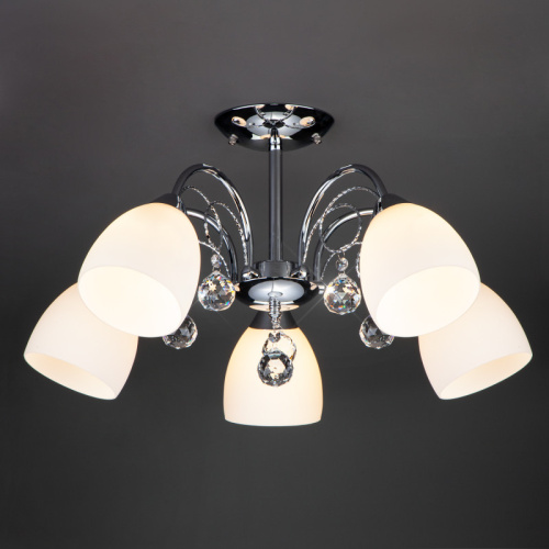 Люстра на штанге Eurosvet 22415/5 хром