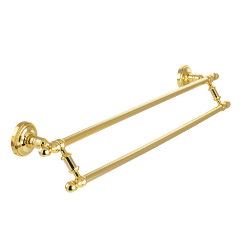 Полотенцедержатель Migliore Mirella двойной L62-65 см, золото 17335