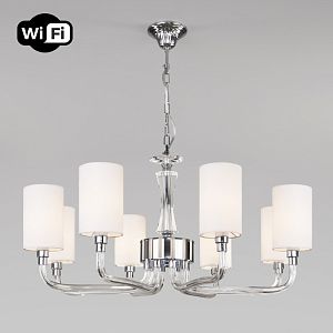Подвесная люстра Eurosvet 60120/8 хром Smart (60112/8) фото