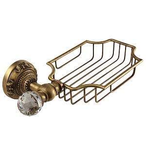 Решетка-корзинка Migliore Cristalia настенная, бронза/Swarovski 16781 фото