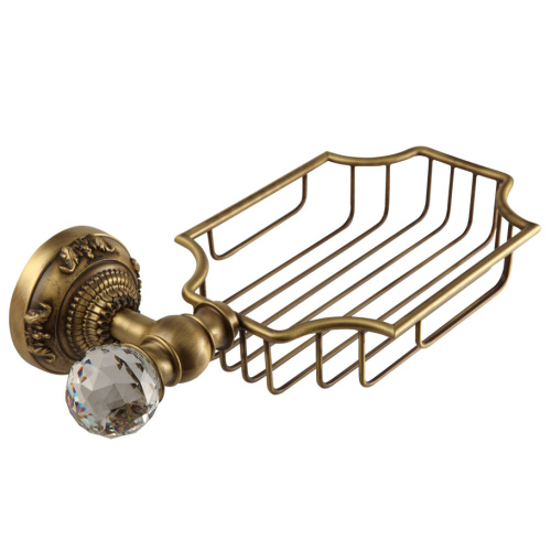 Решетка-корзинка Migliore Cristalia настенная, бронза/Swarovski 16781