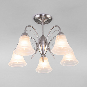 Люстра на штанге Eurosvet 30173/5 сатин-никель фото