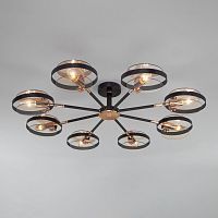 Люстра на штанге Eurosvet 70121/8 черный фото