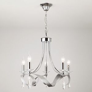 Подвесная люстра Eurosvet 60064/5 хром фото