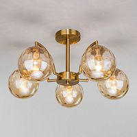 Люстра на штанге Eurosvet 30178/5 латунь фото