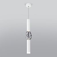 Подвесной светильник Eurosvet 50191/1 LED белый/хром фото