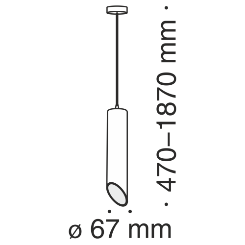 Подвесной светильник Maytoni Technical P027PL-01W фото 2