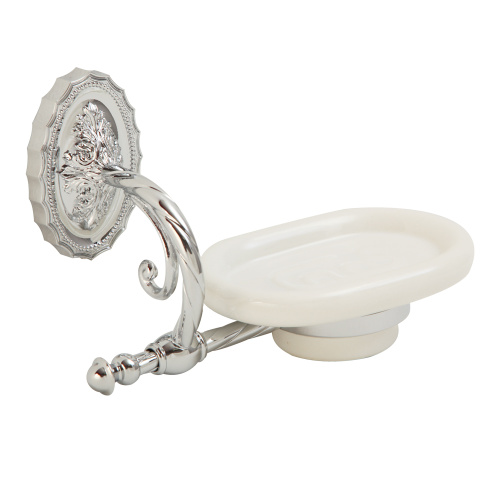 Мыльница Migliore Edera настенная, керамика/хром 16919