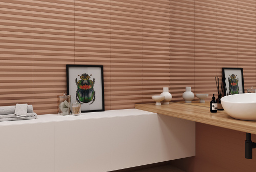 Керамическая плитка WOW Faces 131495 Hill Tan 5х40 фото 2