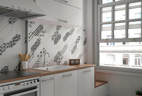 Керамическая плитка Equipe Kite 22986 White 10х30 фото 2