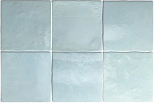 Керамическая плитка Equipe Artisan 24458 Aqua 13,2x13,2 фото