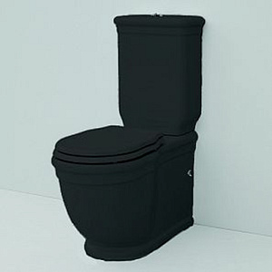 Artceram HERMITAGE унитаз моноблок пристенный  71х36см, с креплением, цвет: черный фото