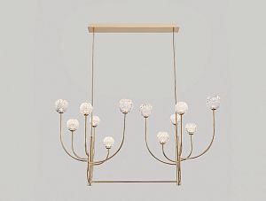 Люстра на штанге Newport 3812/C gold фото