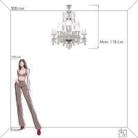 Подвесная люстра LOFT IT 10210/12 White фото