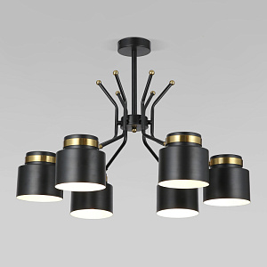 Люстра на штанге Eurosvet 70133/6 черный фото