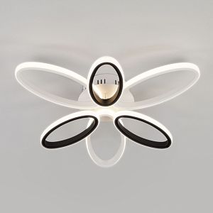 Накладная люстра Eurosvet 90137/6 белый/чёрный фото