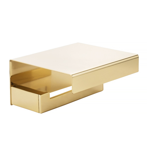 Бумагодержатель Migliore Kvant закрытый, настенный, золото 30236