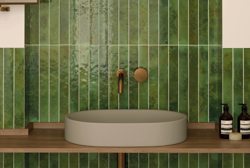 Керамическая плитка Equipe Bali Green 31546 5х40 фото 2