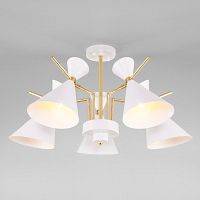 Люстра на штанге Eurosvet 70114/5 белый фото