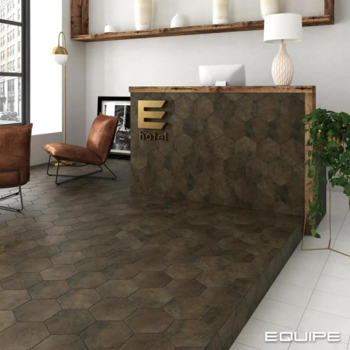 Керамогранит Equipe Oxide 27475 Negro 17.5x20 фото 2