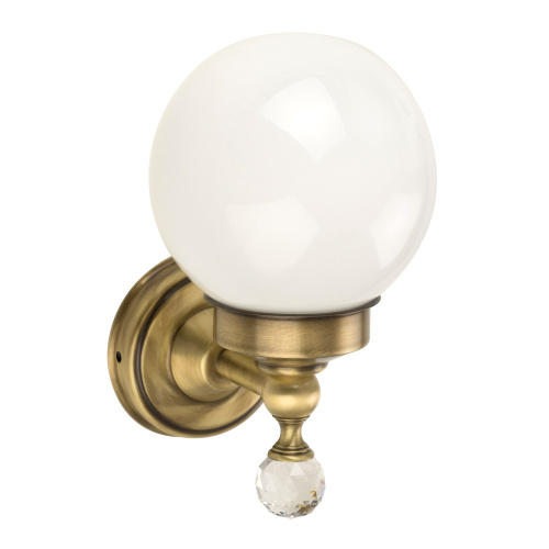 Светильник Migliore Amerida, стекло матовое/бронза/Swarovski 16571