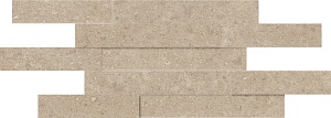 Italon Керамический гранит Genesis Декор Cream Brick 3D 28x78 натуральный фото