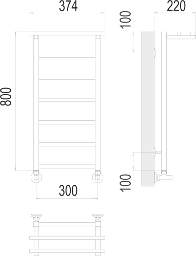 Контур с/п П7 300х800 фото 2