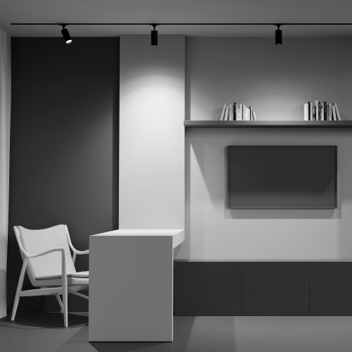 Трековый светильник Maytoni Technical TR028-3-GU10-B фото 3