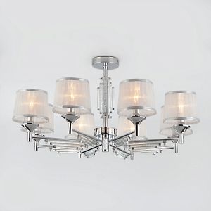 Люстра на штанге Eurosvet 60081/8 хром фото