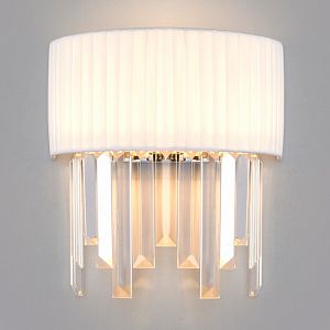 Бра Eurosvet 10122/2 хром/прозрачный хрусталь Strotskis (10106/2) фото