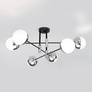 Люстра на штанге Eurosvet 70129/6 хром фото