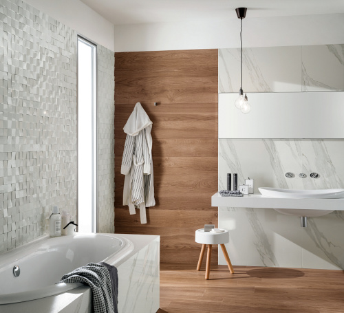 Керамогранит Mirage Jewels Bianco Statuario JW01 Luc SQ 60x119.7 фото 2