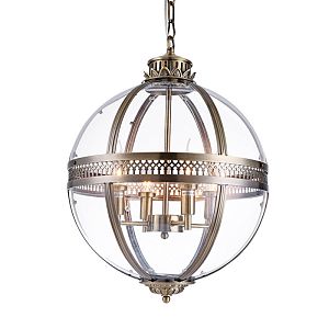 Подвесная люстра DeLight Collection KM0115P-4M antique brass фото