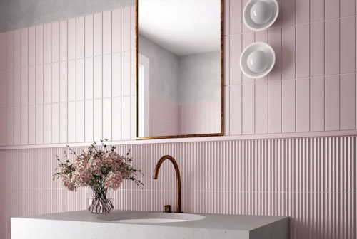 Керамическая плитка Equipe Costa Nova 28463 Pink Stony Matt 5x20 фото 2