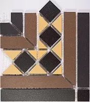 Плитка Metlaha Palazzo Джульетта (Угол) 16.4x16.4x14.4 фото