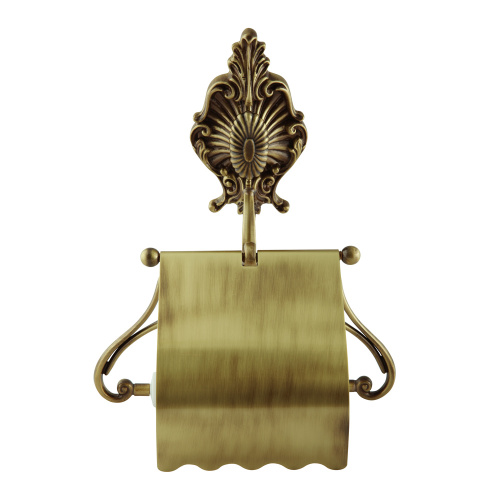 Бумагодержатель Migliore Elisabetta закрытый (с крышкой), бронза 16991